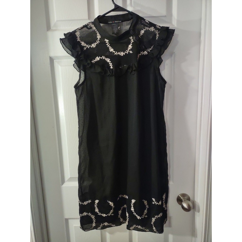 Faith Love Passion Dress Size S Black Sheer